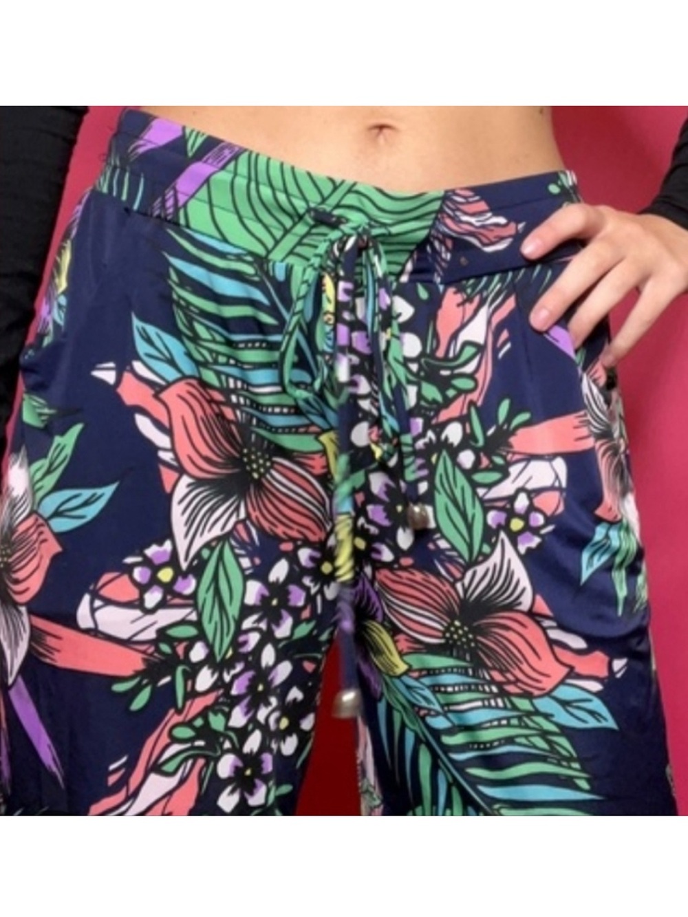 Beach Break Tropical Cover-up Pants